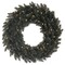 Vickerman 24" Black Fir Wreath DL LED 50WmWt 210T - K161825LED